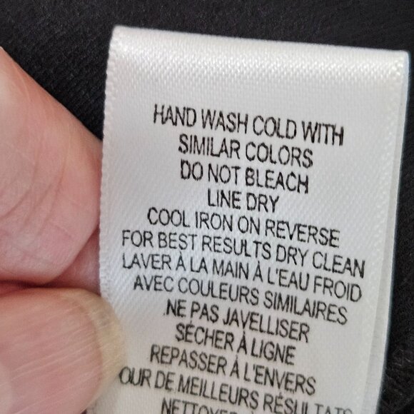 Parker Carmindy Burnout Velvet Mini Dress Medium Black Whimsigoth Gothic Boho - Picture 11 of 15